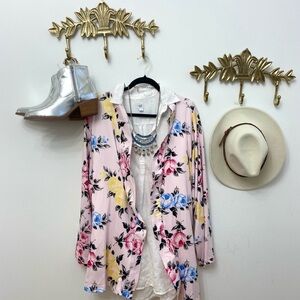 Boho floral duster Xl